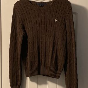 RALPH LAUREN SPORT BROWN  SWEATER SZ XL
